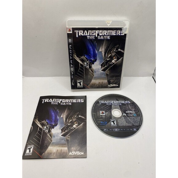 Transformers: The Game (Sony PlayStation 3, 2007) PS3 COMPLETE W Manual CIB - Picture 1 of 2